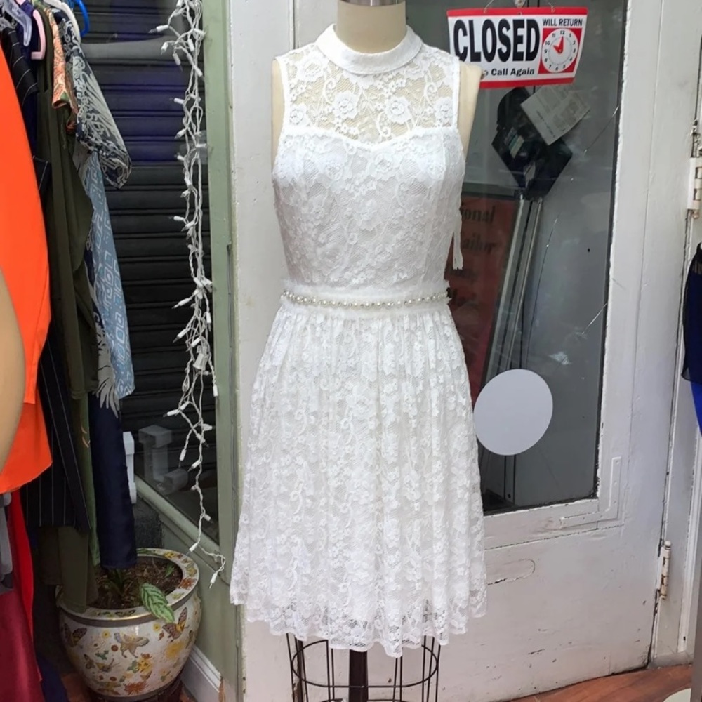 White Lace Dress